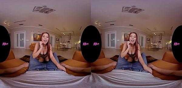  Stunning Redhead Teen Paula Shy VR Sex